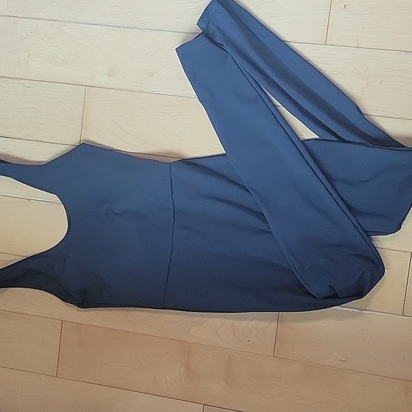 Girlfriend Collective Scoop Jumpsuit Navy S EUC - Picture 8 of 9